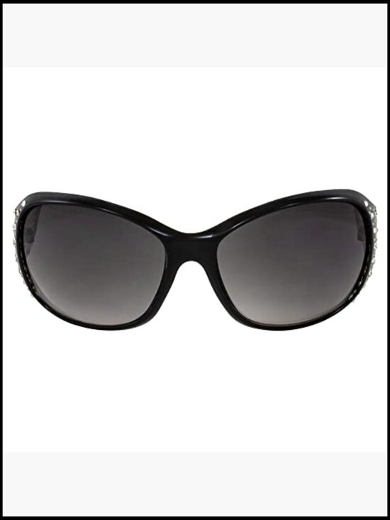 3 Pairs Fashion Riding Sunglasses Oversized Frame Rhinestone Embellished Metal